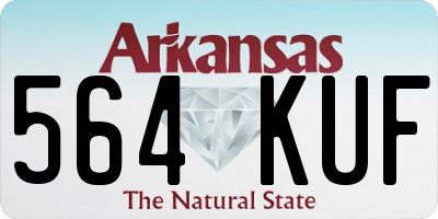 AR license plate 564KUF