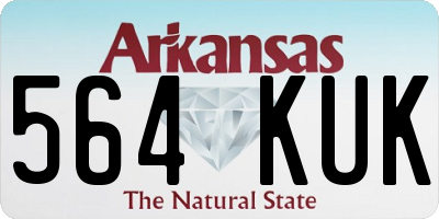 AR license plate 564KUK
