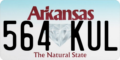 AR license plate 564KUL