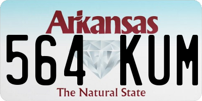 AR license plate 564KUM