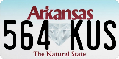 AR license plate 564KUS