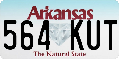 AR license plate 564KUT