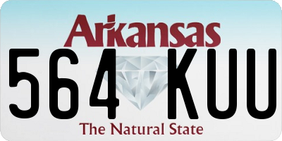 AR license plate 564KUU