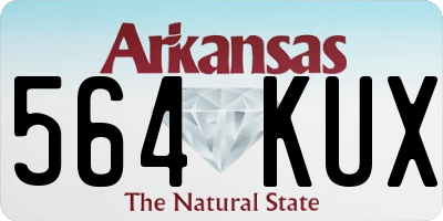 AR license plate 564KUX