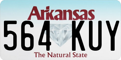 AR license plate 564KUY