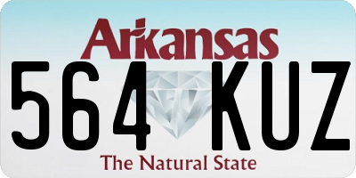 AR license plate 564KUZ
