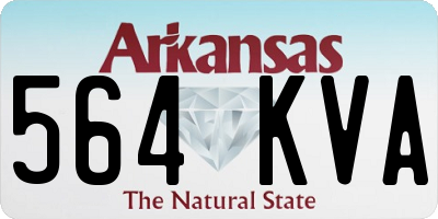 AR license plate 564KVA