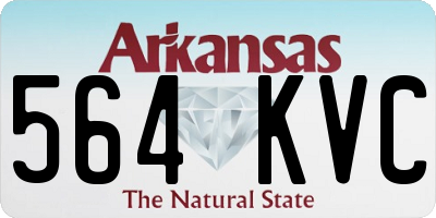 AR license plate 564KVC
