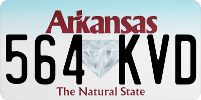 AR license plate 564KVD