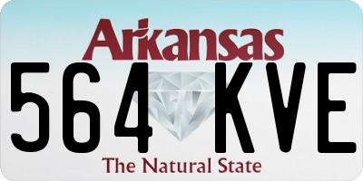 AR license plate 564KVE