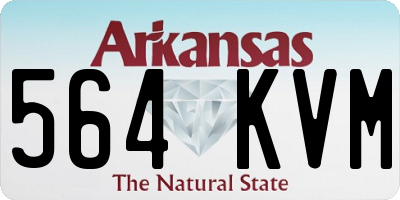 AR license plate 564KVM