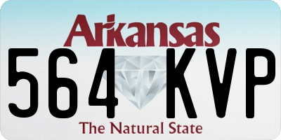 AR license plate 564KVP