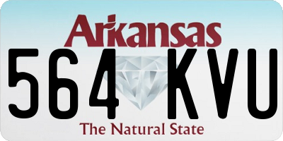 AR license plate 564KVU