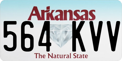 AR license plate 564KVV