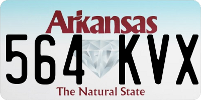 AR license plate 564KVX