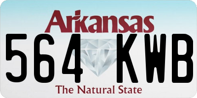 AR license plate 564KWB