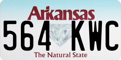 AR license plate 564KWC