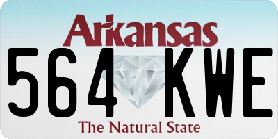 AR license plate 564KWE