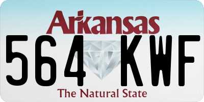 AR license plate 564KWF