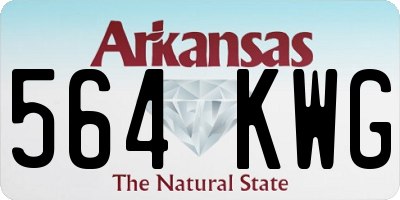 AR license plate 564KWG