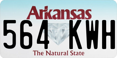 AR license plate 564KWH