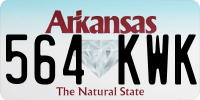 AR license plate 564KWK