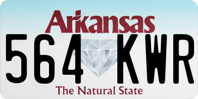 AR license plate 564KWR