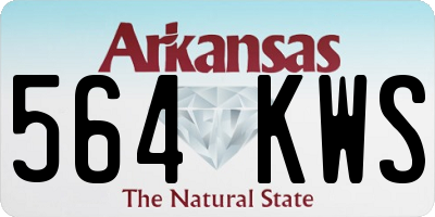 AR license plate 564KWS
