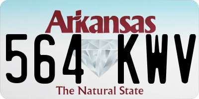 AR license plate 564KWV