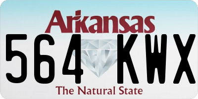 AR license plate 564KWX