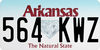 AR license plate 564KWZ