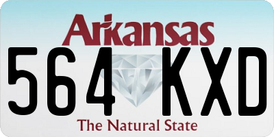 AR license plate 564KXD