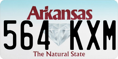 AR license plate 564KXM