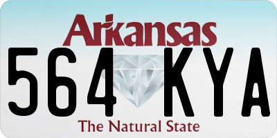 AR license plate 564KYA