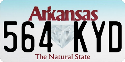 AR license plate 564KYD