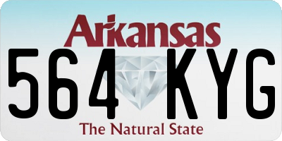 AR license plate 564KYG