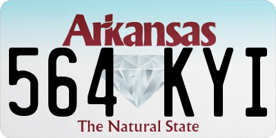 AR license plate 564KYI
