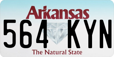AR license plate 564KYN