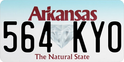 AR license plate 564KYO
