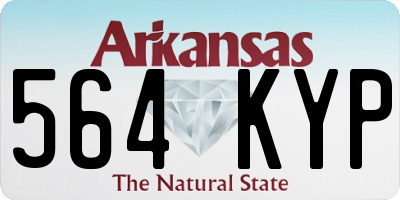 AR license plate 564KYP