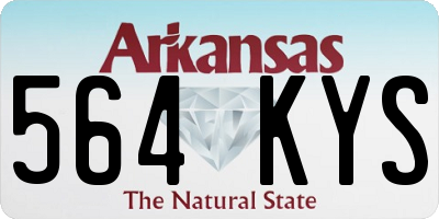 AR license plate 564KYS