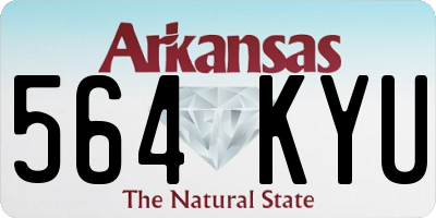 AR license plate 564KYU