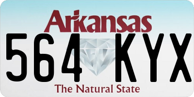 AR license plate 564KYX