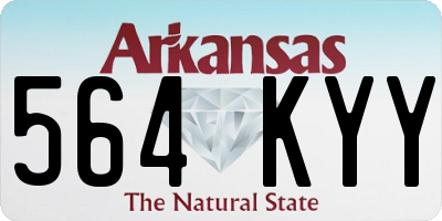 AR license plate 564KYY