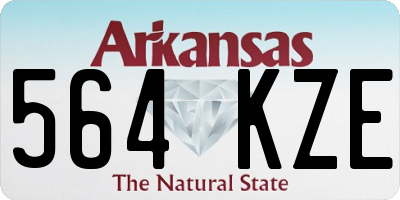 AR license plate 564KZE