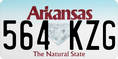 AR license plate 564KZG
