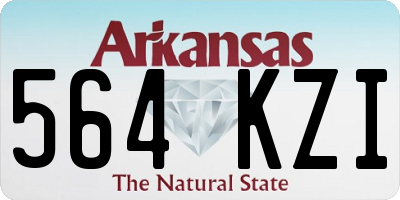 AR license plate 564KZI