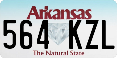 AR license plate 564KZL