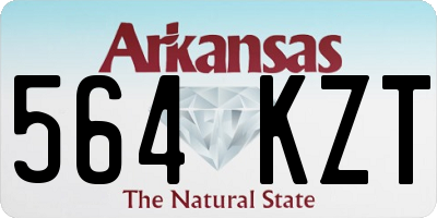 AR license plate 564KZT