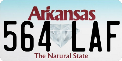 AR license plate 564LAF